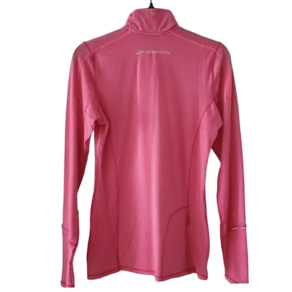 Brooks Equilibrium Technology Half-Zip Long Sleeve Pullover | NWOT | XS | Pink - Picture 6 of 13